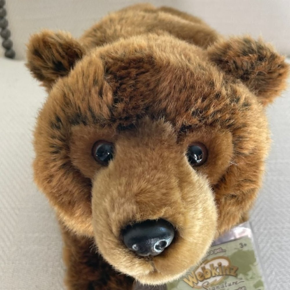 Webkinz Signature Endangered Species Brown Bear WKS3006 Plush New Sealed Code - Picture 5 of 6